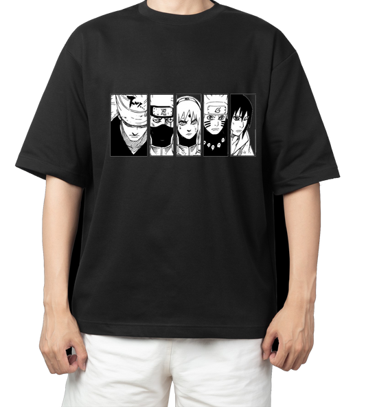 Naruto Shippuden t- shirt One Size Black 16