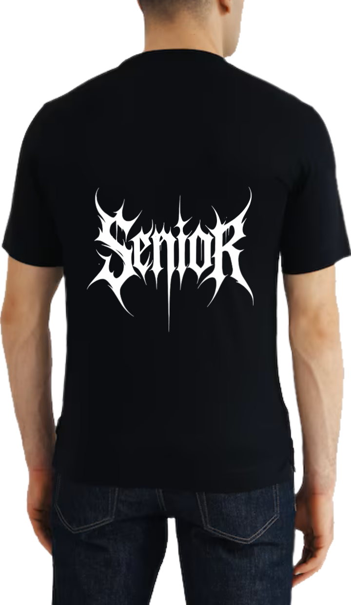 Goth  t- shirt  Black Back 16