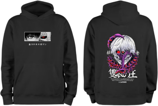 Tokyo Ghoul One Size hoodie Black Back 16