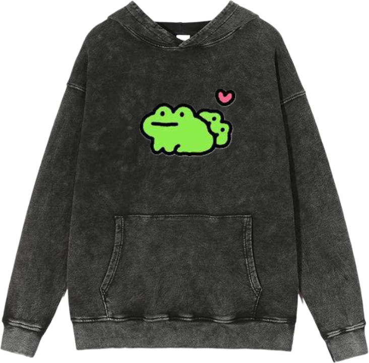 Frog Oversize Hoodie Washed 16