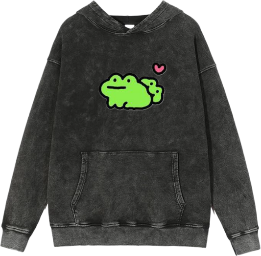 Frog Oversize Hoodie Washed 16