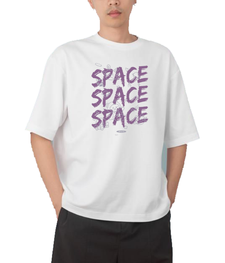 names t- shirt One Size White Space 16