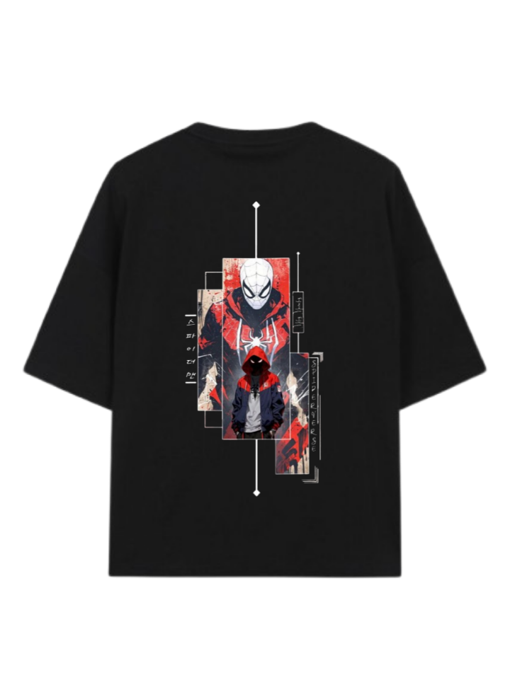 Spiderman t- shirt One Size Black Back 16