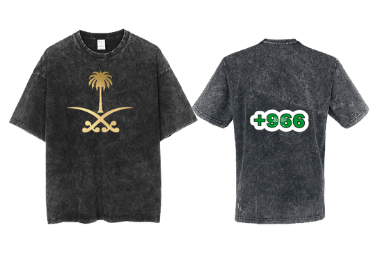 SaudIa Arabia saudi  One Size t- shirt Washed 13