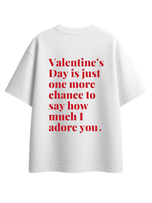 VaIentine coupIe t- shirt White Back 16