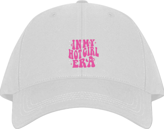IN MY HOT GIRL ERA Baseball cap White 167