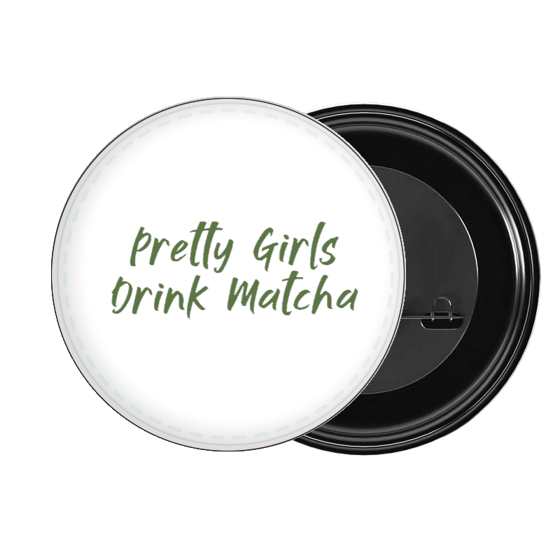 brooch Pretty Girls Drink Matcha 177