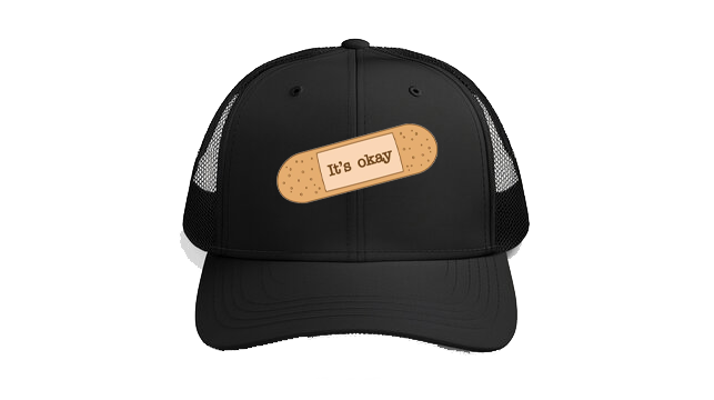 Baseball cap Black  It's okay 223