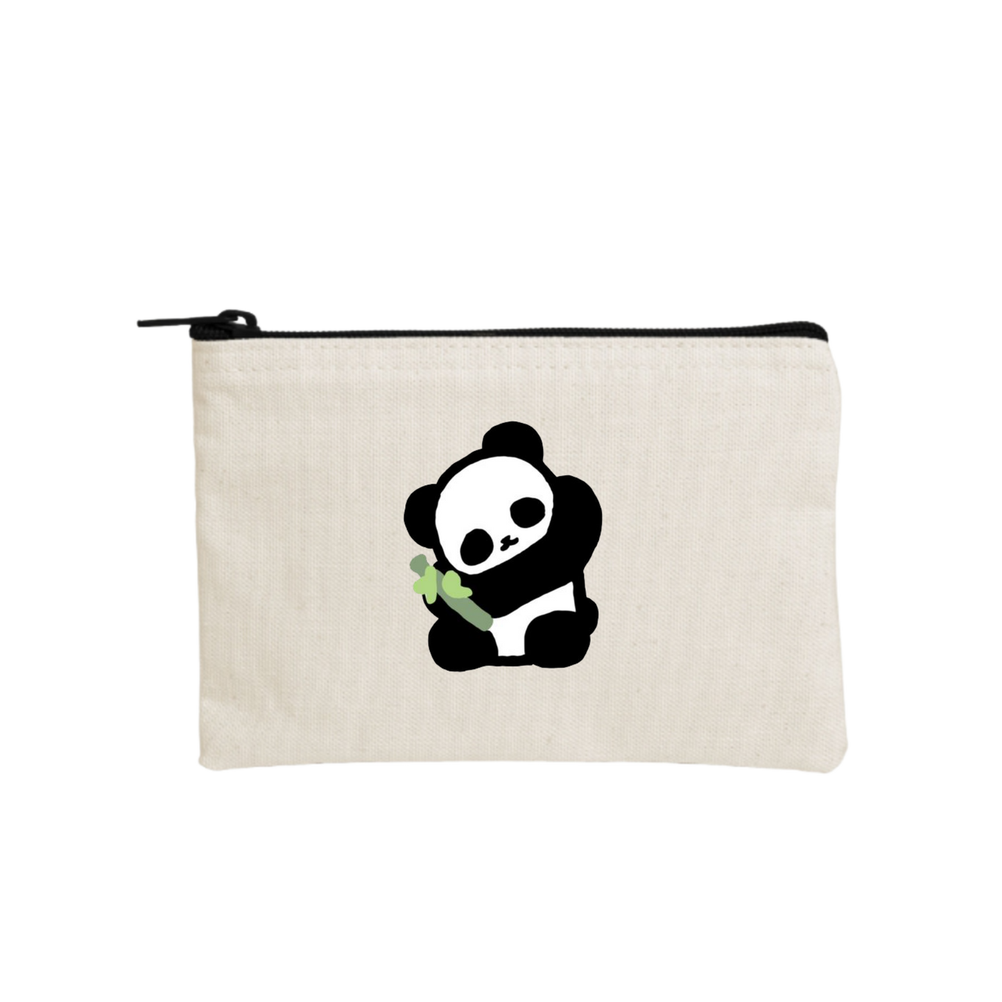 PANDA wallet pencil case Beige 17