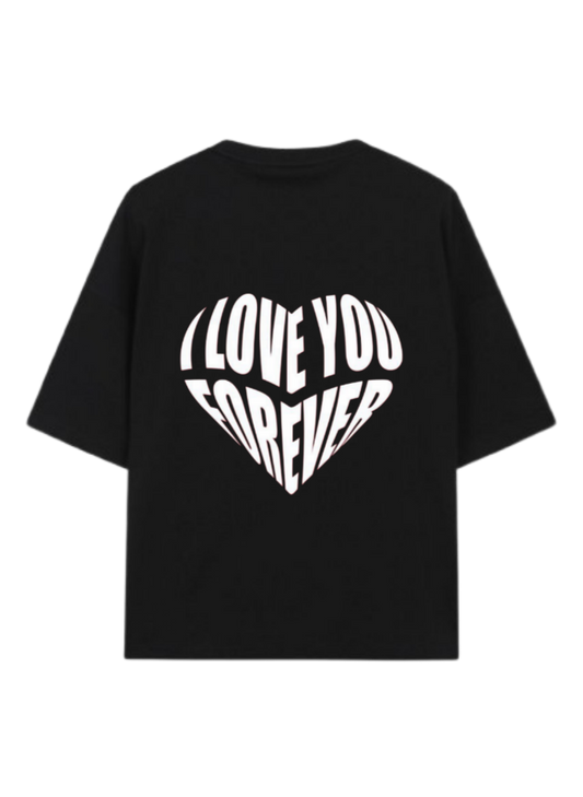 VaIentine coupIe t- shirt Black Back 17