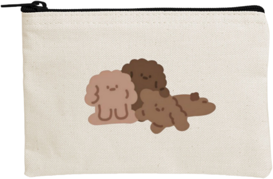 bear wallet pencil case Beige 17