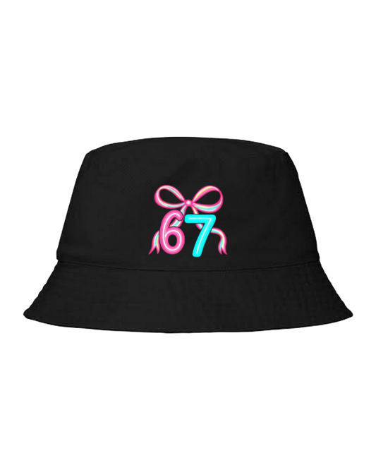 67 designs Bucket hat Fishman hat cap Black 17