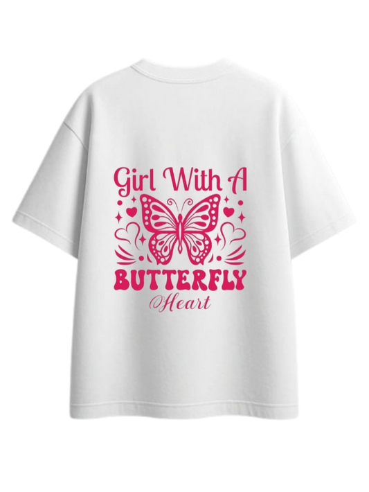 butterflies t- shirt White Back 17