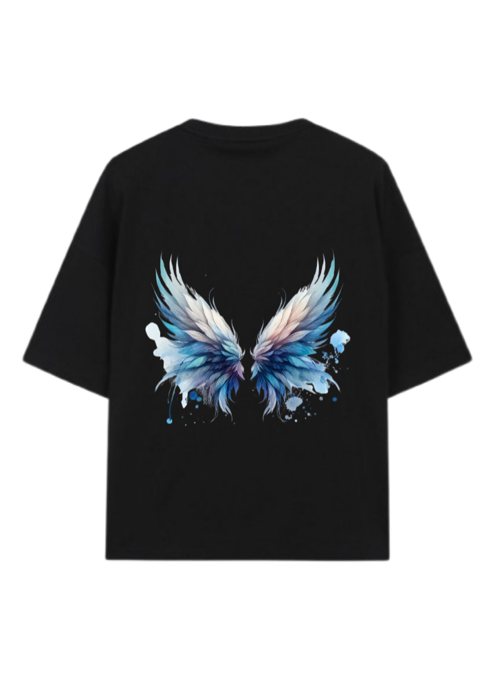butterflies t- shirt Black Back 17