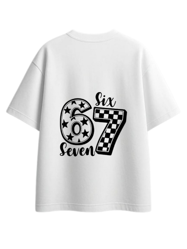 67 designs One Size t- shirt White Back 17