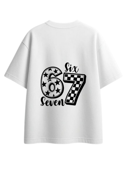 67 designs One Size t- shirt White Back 17