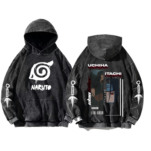 Naruto Shippuden One Size hoodie Washed Back 17