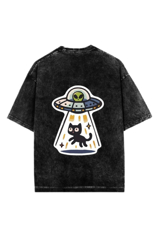 aliens One Size t- shirt Washed Back 17