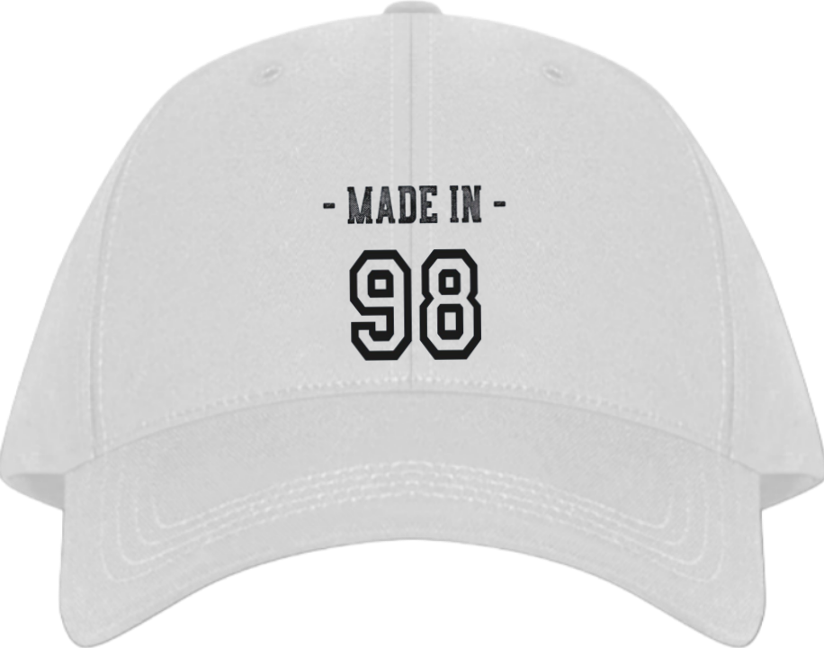age Baseball cap White  98