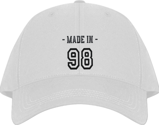 age Baseball cap White  98