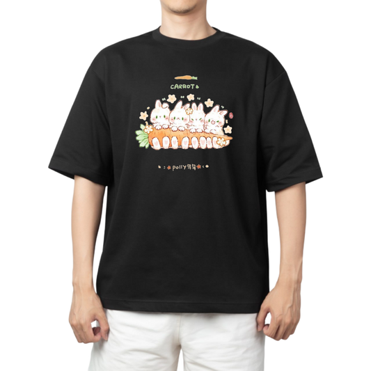 bunny One Size t- shirt Black 17