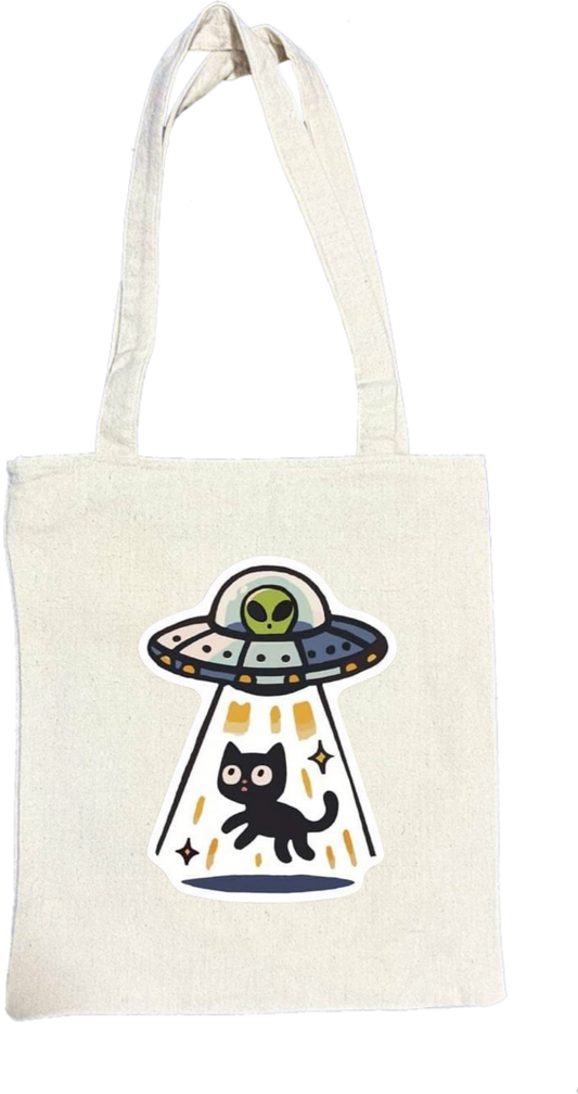 aliens tote bag Beige 17