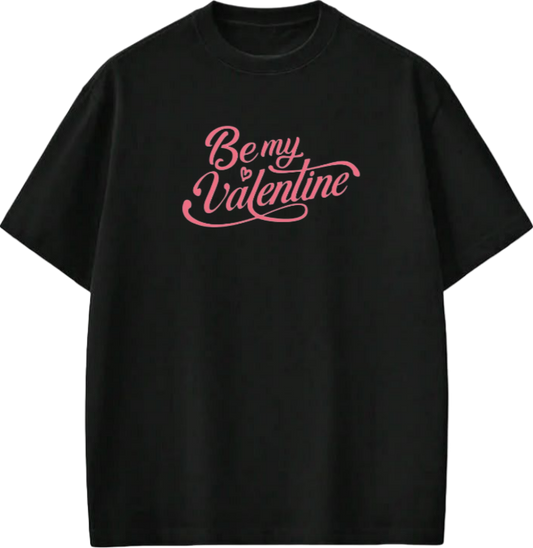 VaIentine coupIe t- shirt Black 17