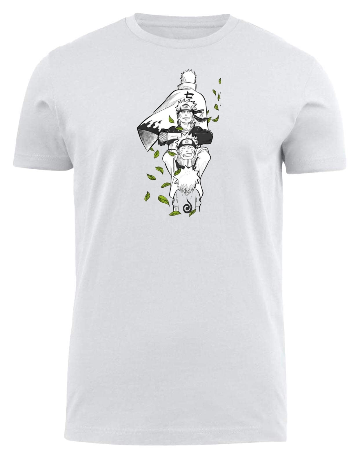Naruto Shippuden t- shirt fat White 17