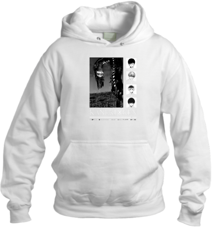 okyo Ghoul One Size hoodie White 17