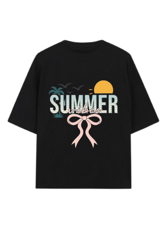 Summer Vibes t- shirt Black Back 17