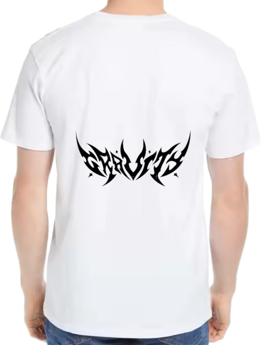 Goth Oversize t- shirt  White Back 17