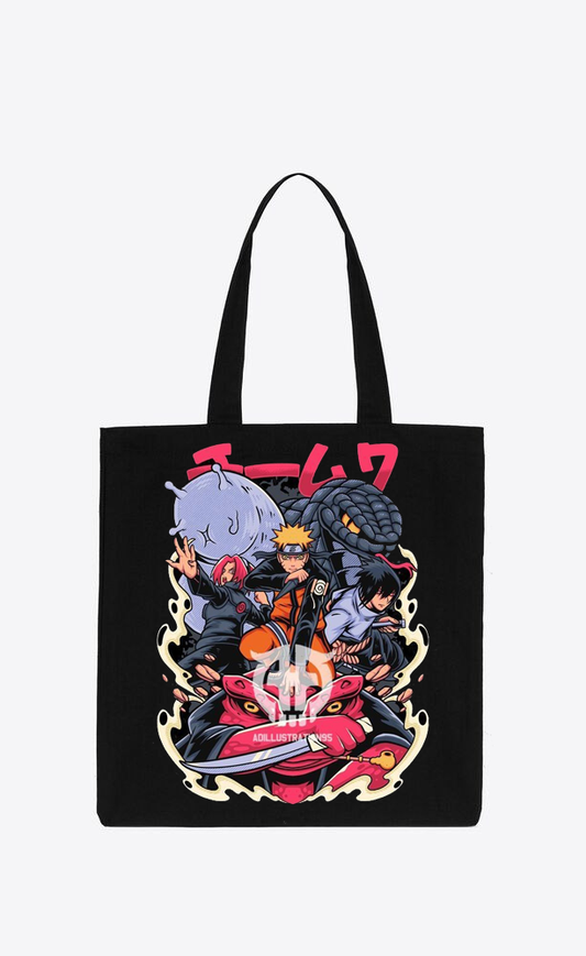Naruto Shippuden tote bag Black 17