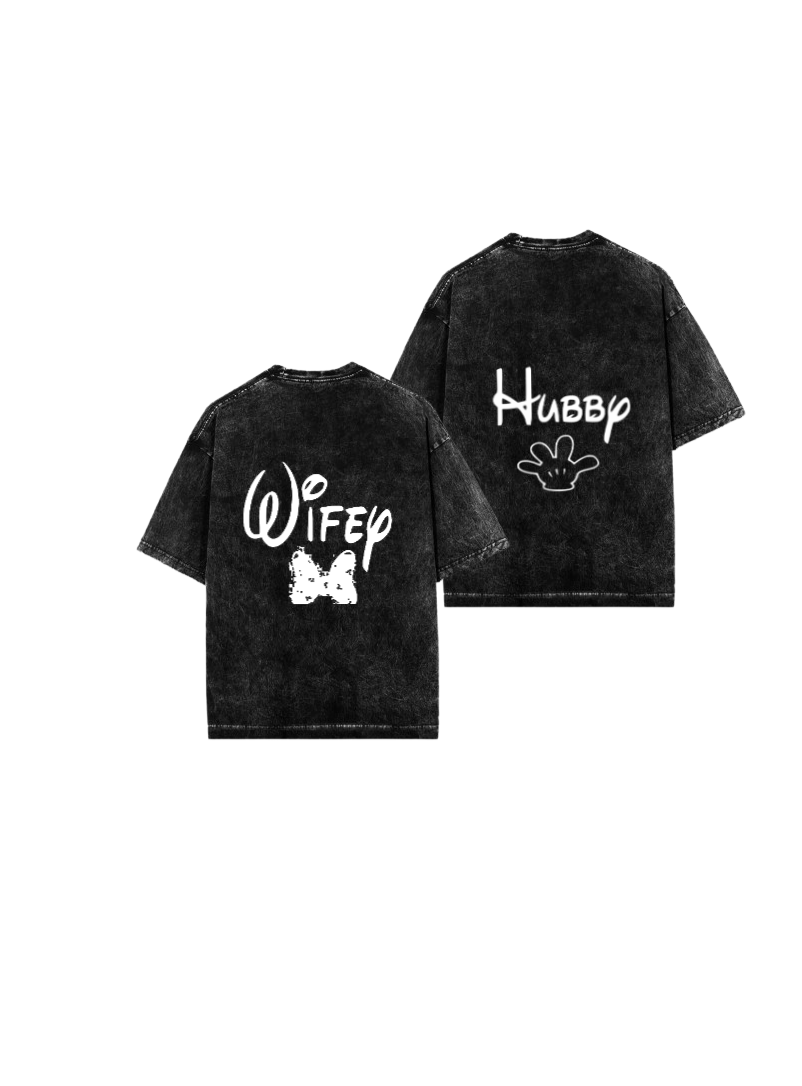 VaIentine coupIe One Size t- shirt Washd Cables 17