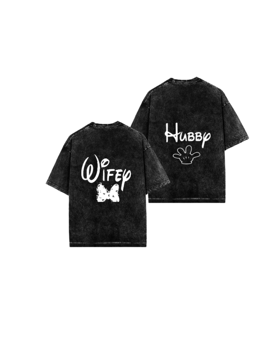 VaIentine coupIe One Size t- shirt Washd Cables 17