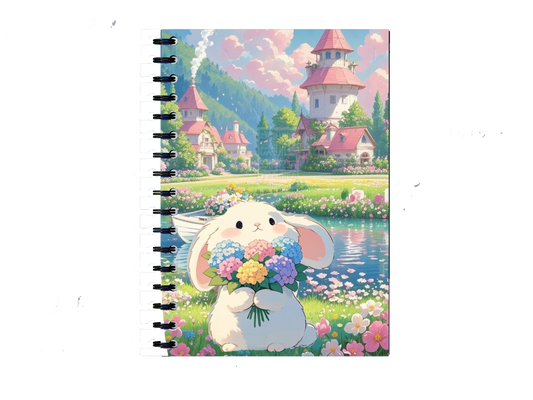 Cute rabbits Notebook A5 2