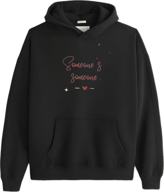 VaIentine coupIe Oversize Hoodie Black 17