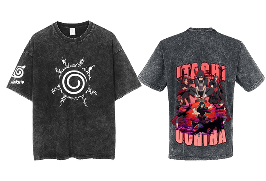 Naruto Shippuden t- shirt One Size Washed Back 17