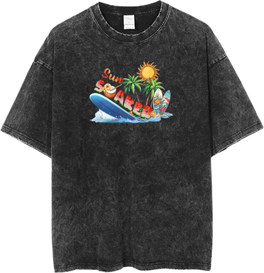 Summer Vibes One Size t- shirt Washed 17
