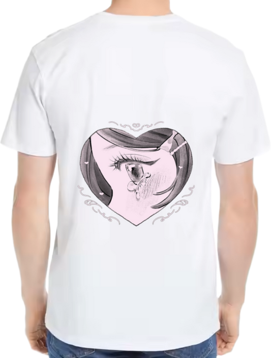 SHEIN t- shirt One Size White back 16