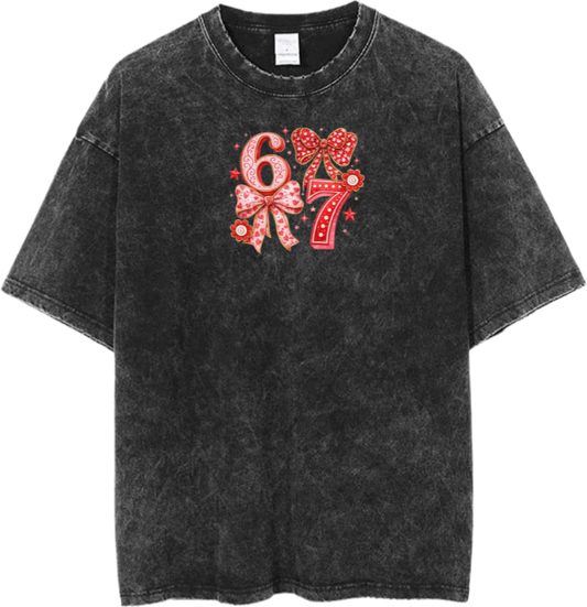 67 designs One Size t- shirt Washed 16