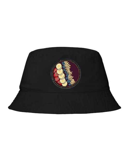 workout gym pilates Bucket hat Fishman hat cap Black 17