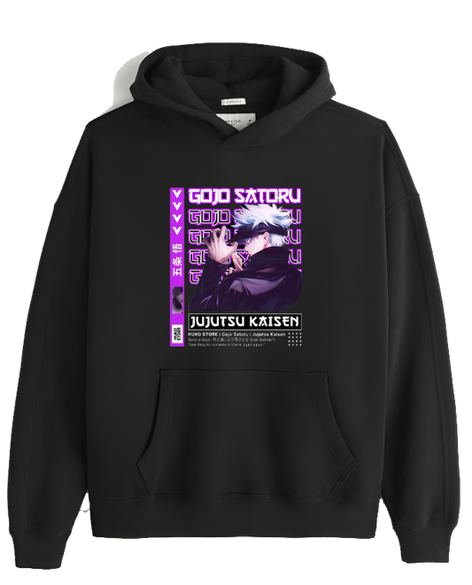 jujutsu kaisen GOJO Oversize  Hoodie Black 17