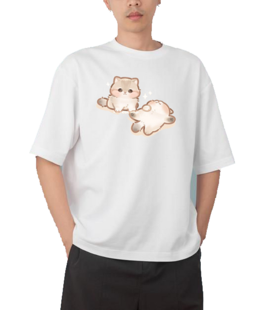 cat One Size t- shirt White 17