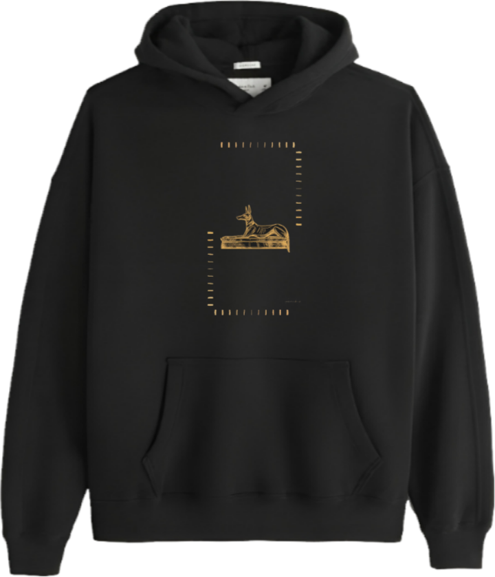 Egypt Over Size hoodie Black 17