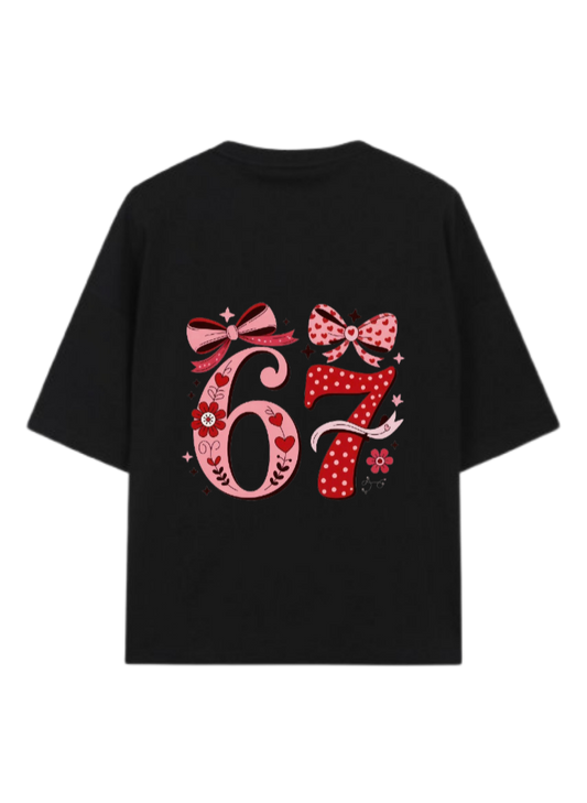 67 designs One Size t- shirt Black Back 17