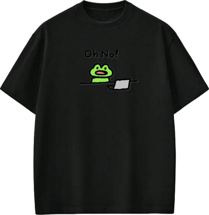 Frog One Size t- shirt Black 17