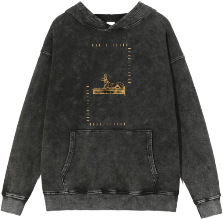 Egypt Over Size hoodie Washed 17