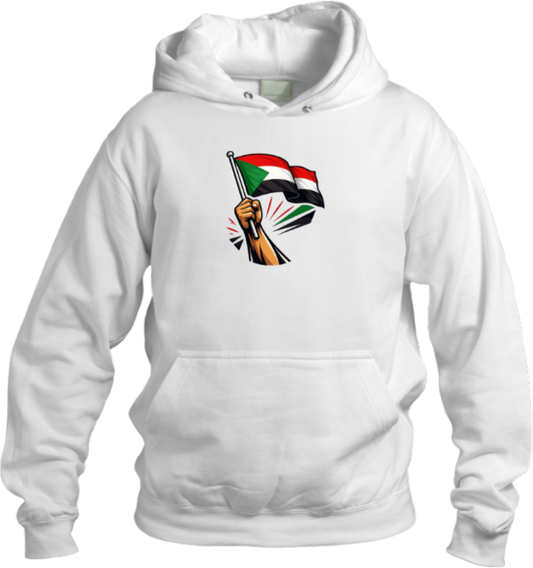 Sudan Oversize Hoodie White 17