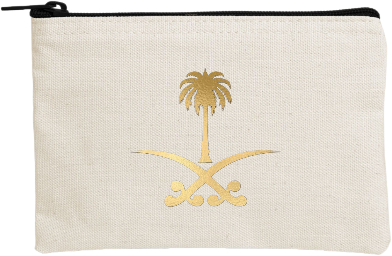 SaudIa Arabia saudi wallet pencil case Beige 17