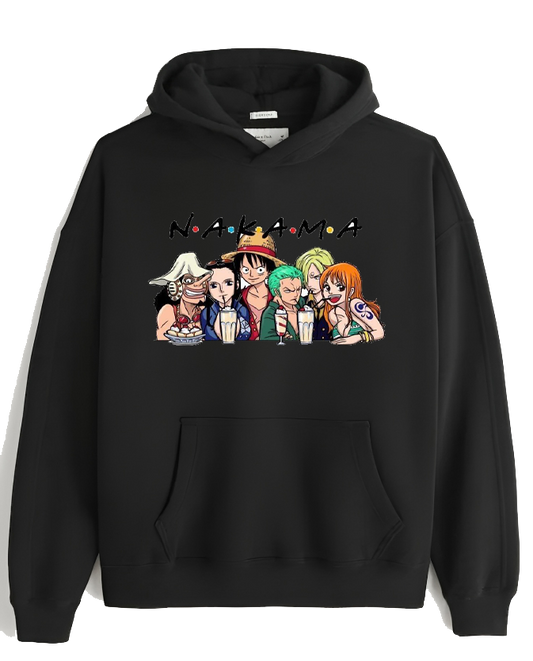 one piece One Size hoodie Black 17